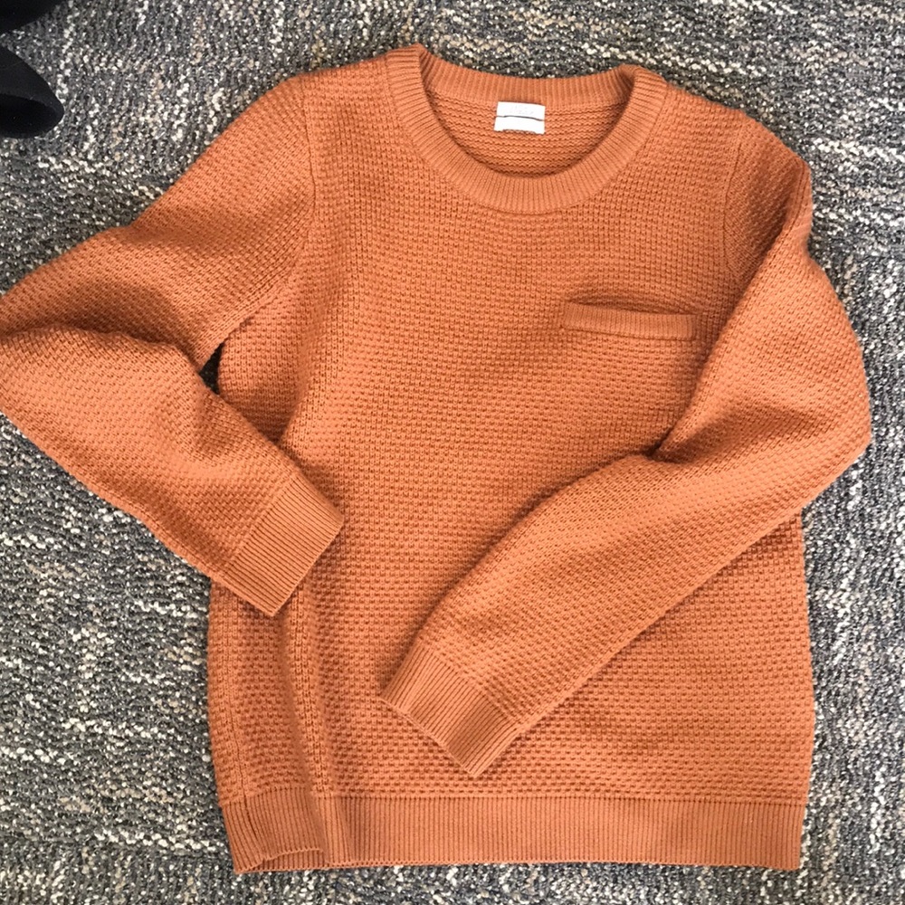 Madewell orange/rust sweater size L